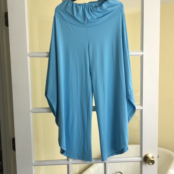 Light blue harem capris - Picture 3 of 6